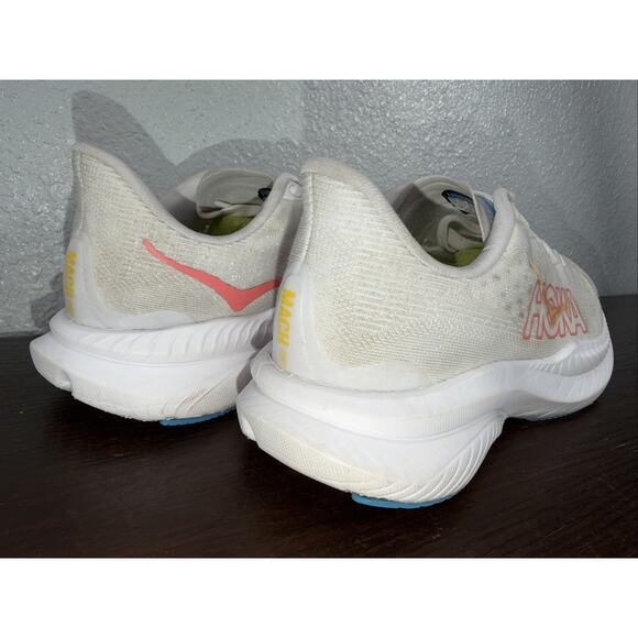 Hoka One One Mach 6 1147810 WNCL Sneakers Shoes Women US 7 B White Nimbus Cloud - Picture 4 of 9